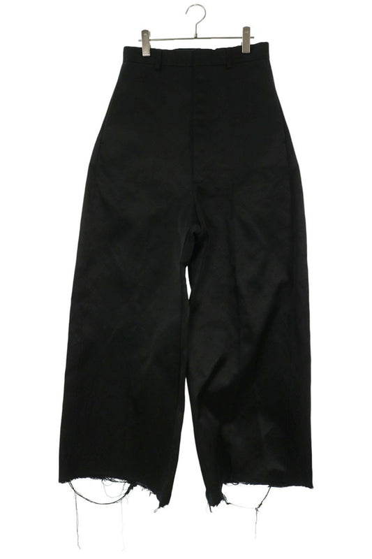 Rick Owens 23AW Dirt Cooper Wide Leg Trousers Black Size 46