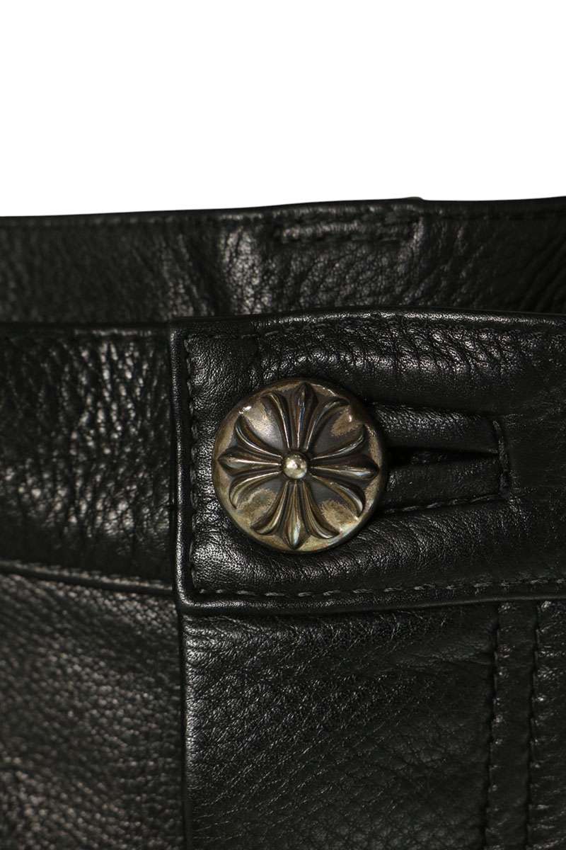 Chrome Hearts Carpenter Flerknee Leather Pants Size 31 Inch