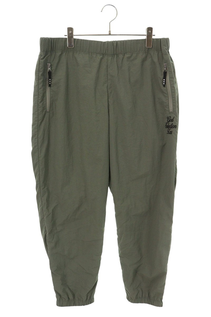 GOD SELECTION XXX Nylon Long Pants Khaki Size L