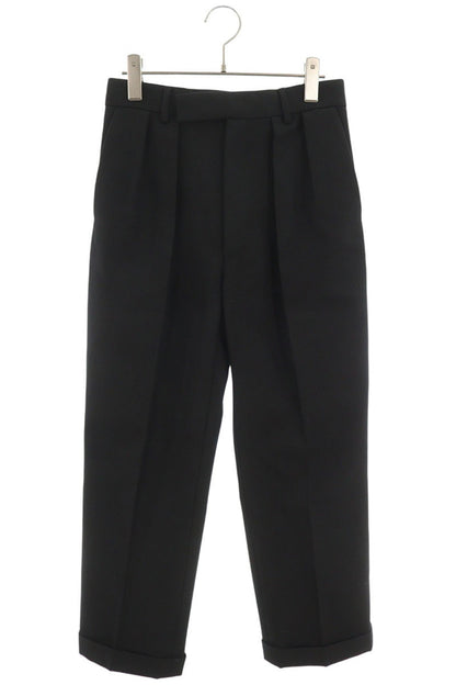 CELINE Wool Blend Slacks Black Size 44