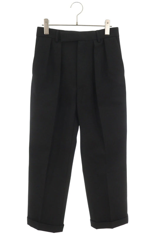 CELINE Wool Blend Slacks Black Size 44
