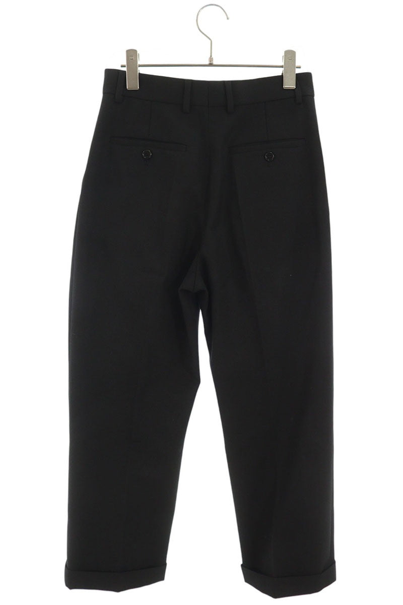 CELINE Wool Blend Slacks Black Size 44
