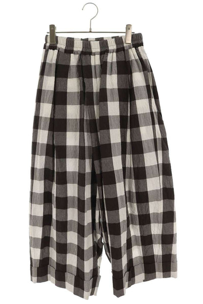toogood THE BAKER TROUSER Check Pants White Black Size M