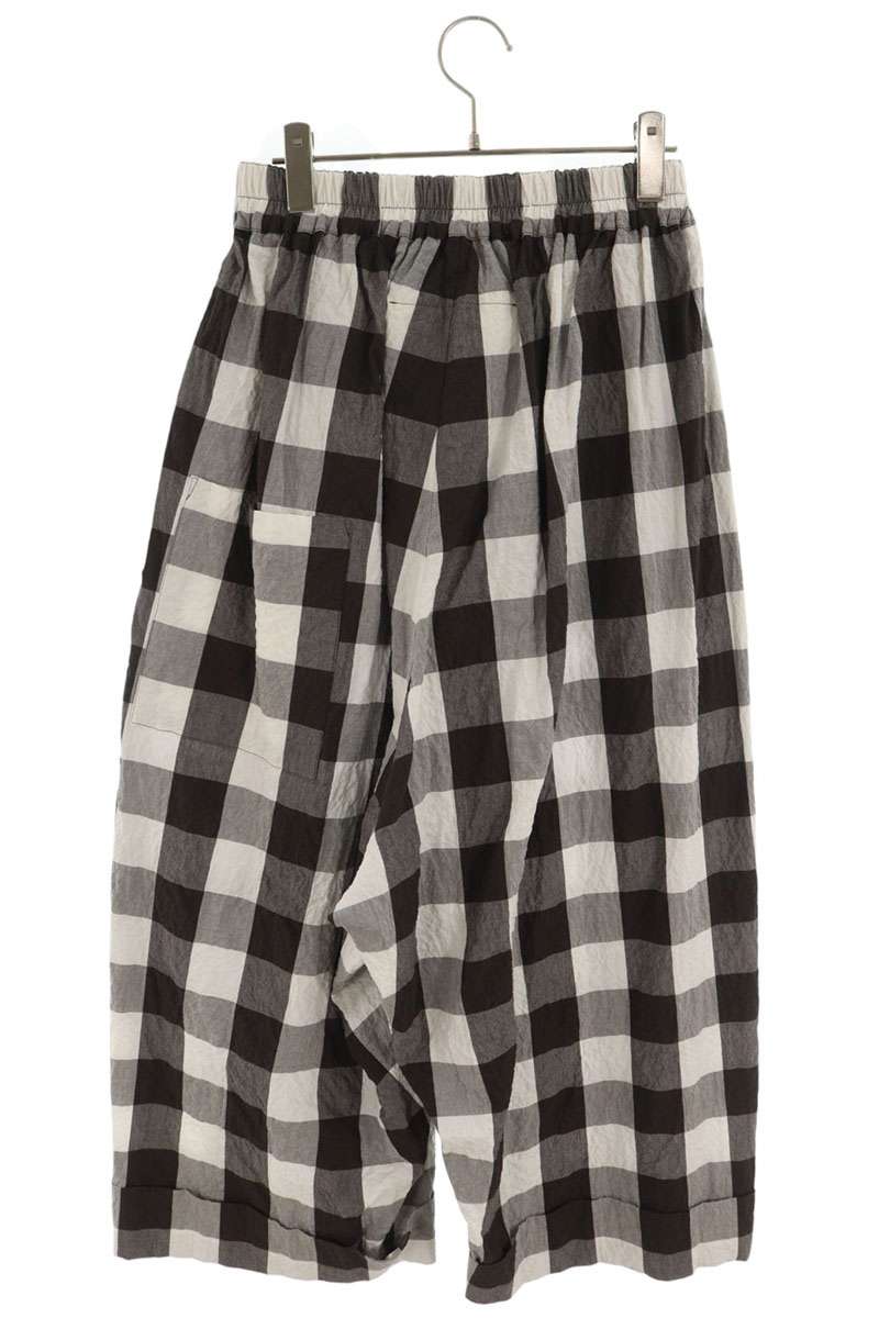 toogood THE BAKER TROUSER Check Pants White Black Size M