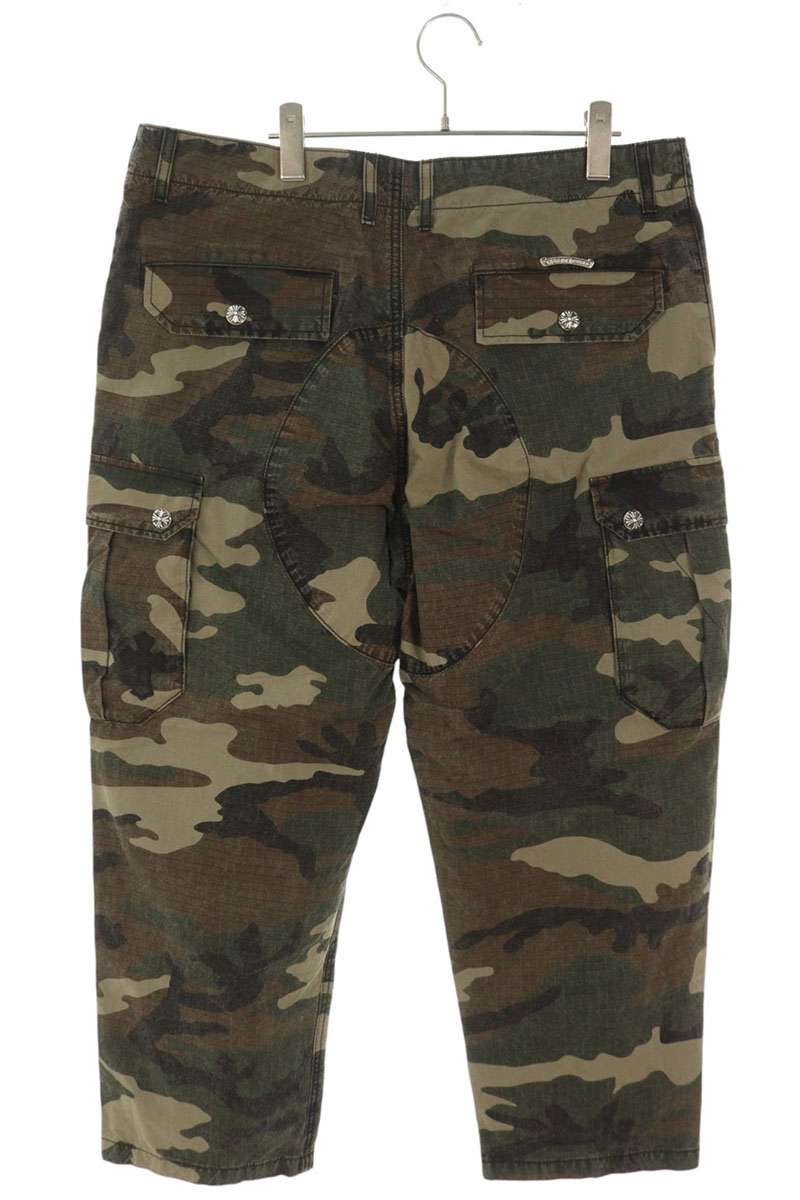 Chrome Hearts DEVIL DOG Camo Cross Patch Pants Size 36