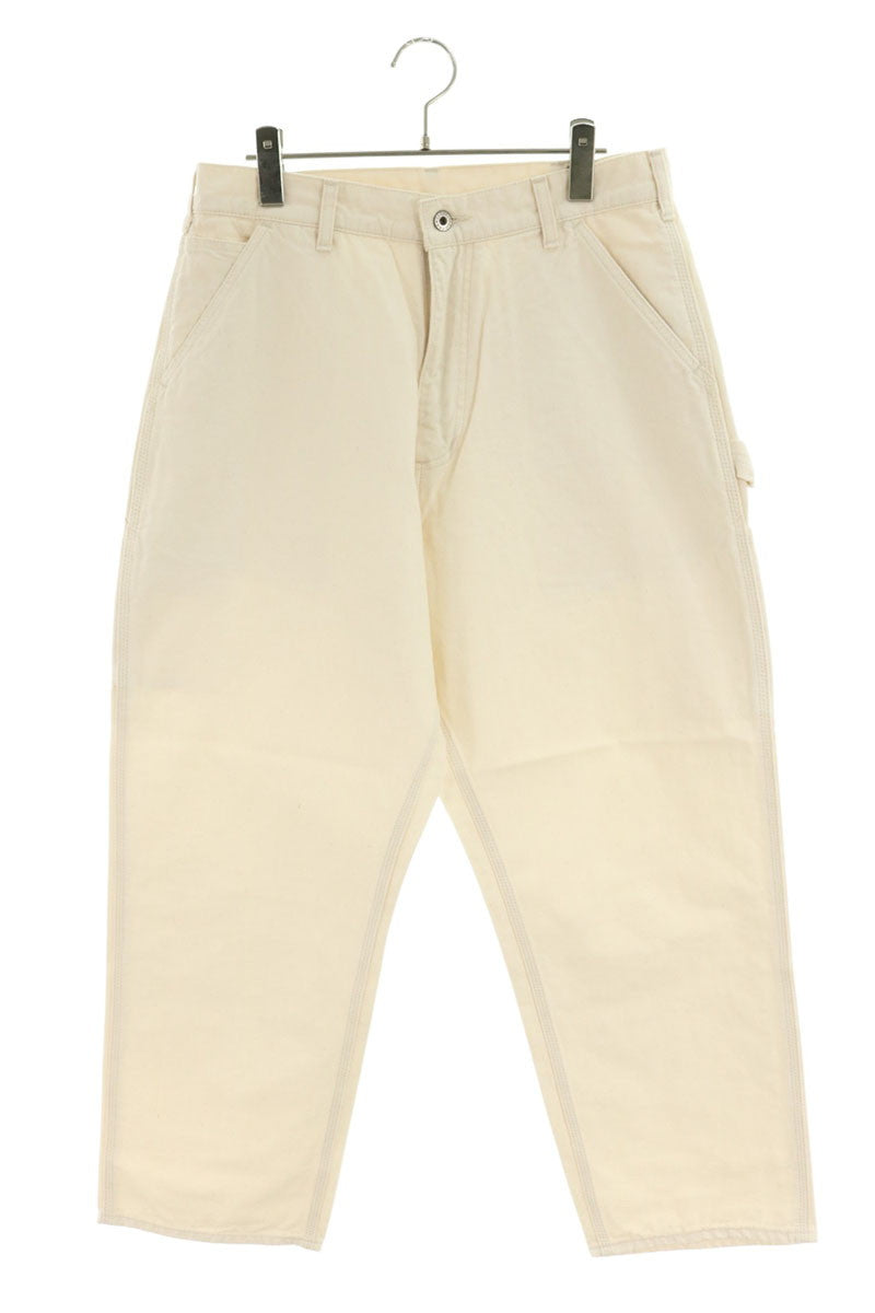 SEQUEL 25AW Cotton Painter Pants White Size S