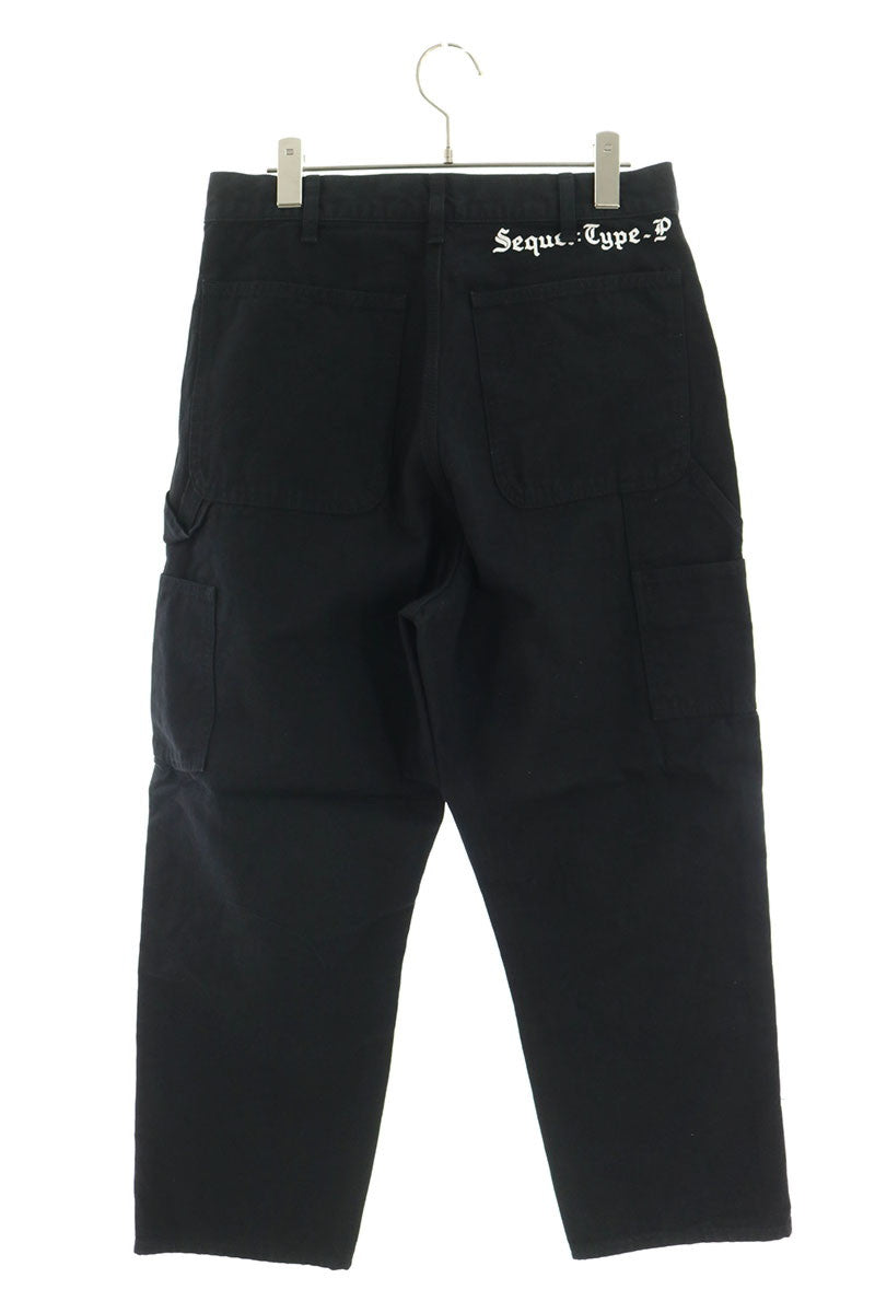 SEQUEL 25AW Cotton Painter Pants Black Size S