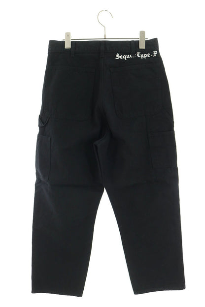 SEQUEL 25AW Cotton Painter Pants Black Size S