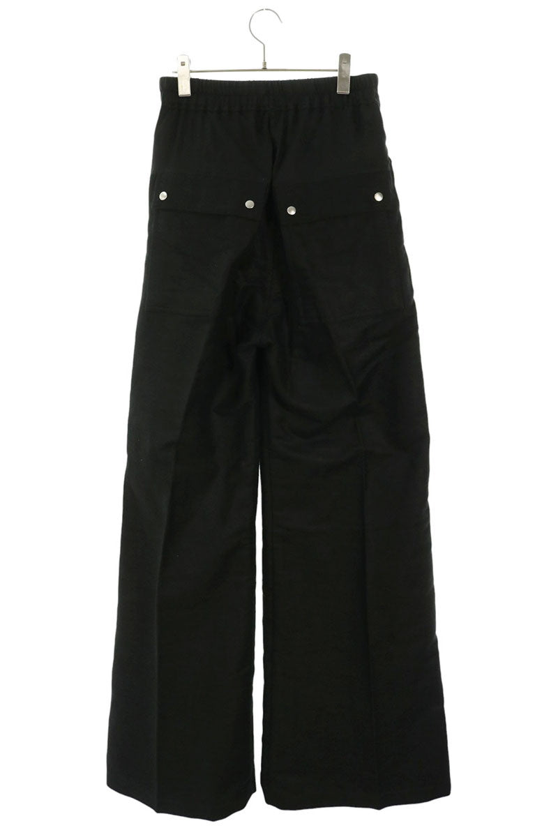 Rick Owens 26AW MORK Wide Bella Ramie Pants Black Size 46