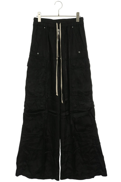 Rick Owens Cupro Cargo Bella Wide Pants Size 48