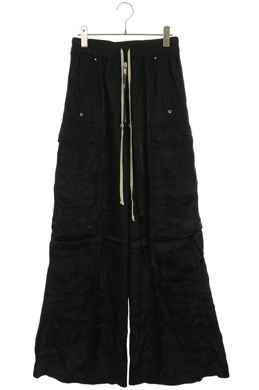Rick Owens Cupro Cargo Bella Wide Pants Size 48