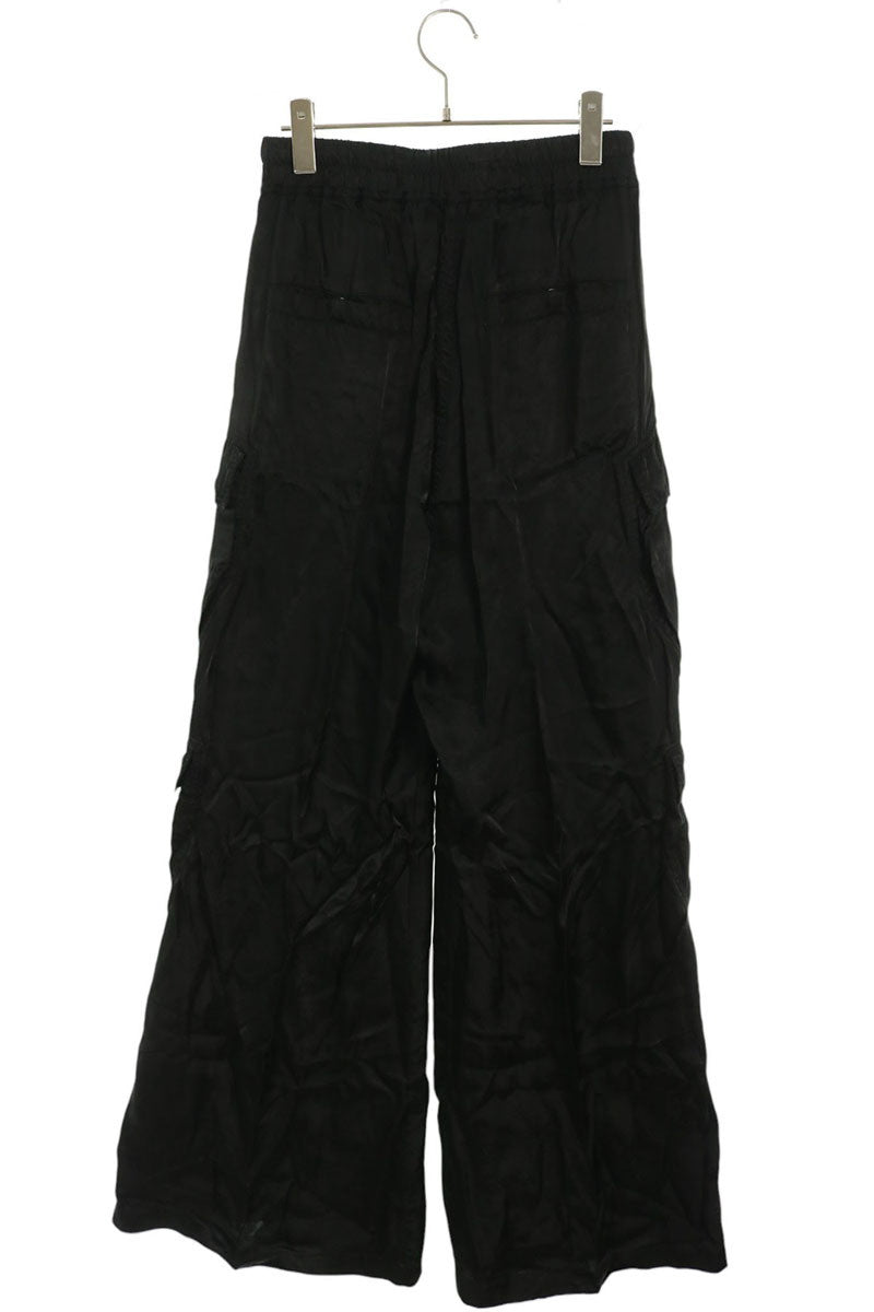 Rick Owens Cupro Cargo Bella Wide Pants Size 48