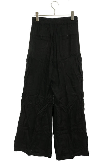 Rick Owens Cupro Cargo Bella Wide Pants Size 48