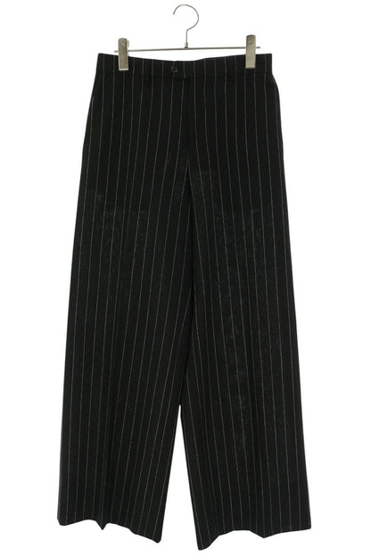 CELINE 22SS Stripe Flare Slacks Black Size 46