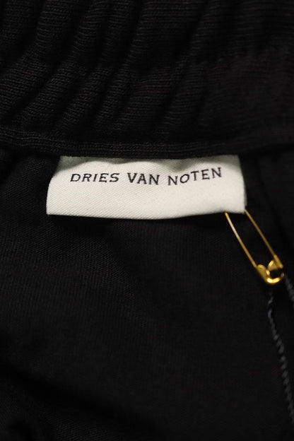 DRIES VAN NOTEN 26AW Wide Cotton Sweatpants Black Size S