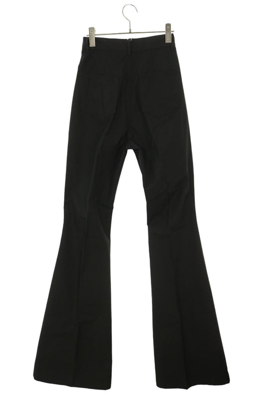 Rick Owens 23SS TF Volan Polyester Flare Pants Black Size 26