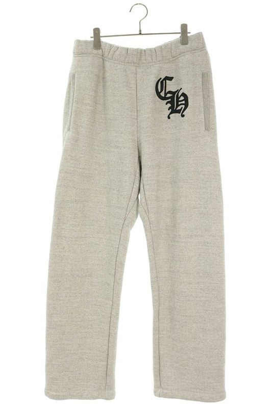 Chrome Hearts CH Logo Embroidered Sweatpants Gray Size L