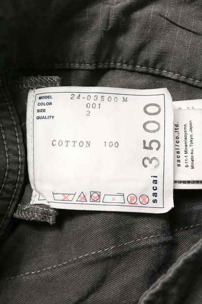 Sacai Cargo Pants Gray Size 2