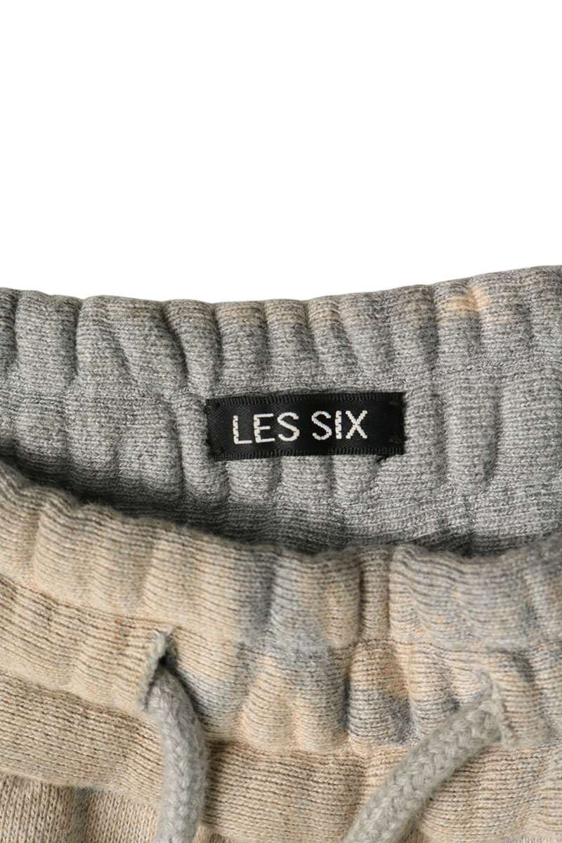 LES SIX 25AW Vintage Dyed Sweatpants Gray Size 2