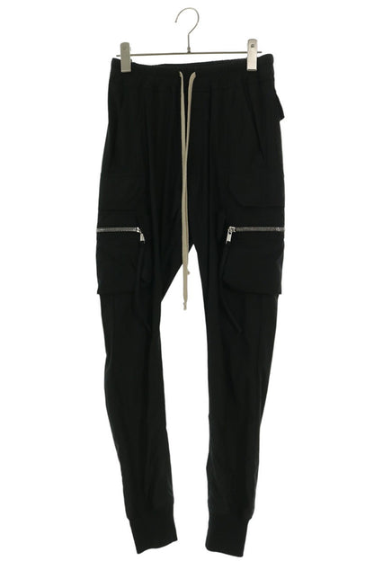 Rick Owens Pataloni Cargo Jog Nylon Pants Black Size 46