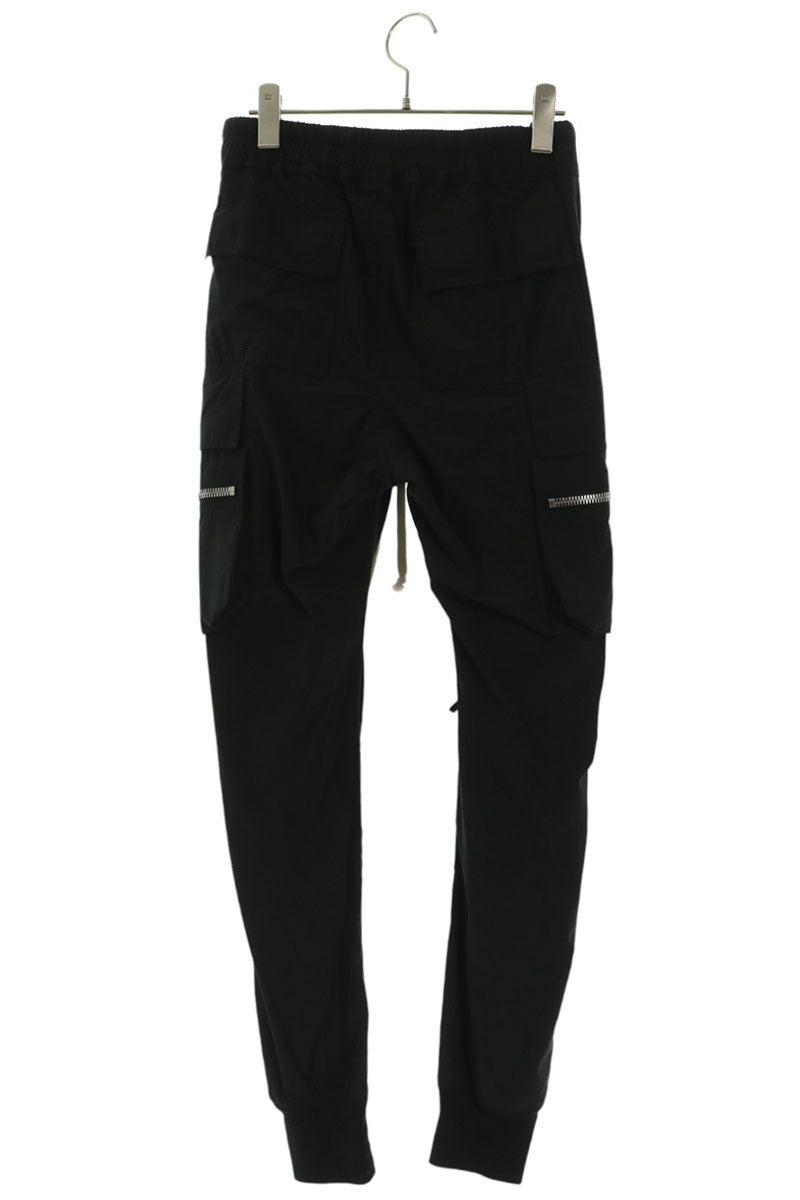 Rick Owens Pataloni Cargo Jog Nylon Pants Black Size 46