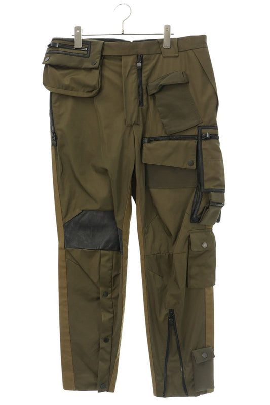 BALENCIAGA Khaki Utility Casual Pants Size 50