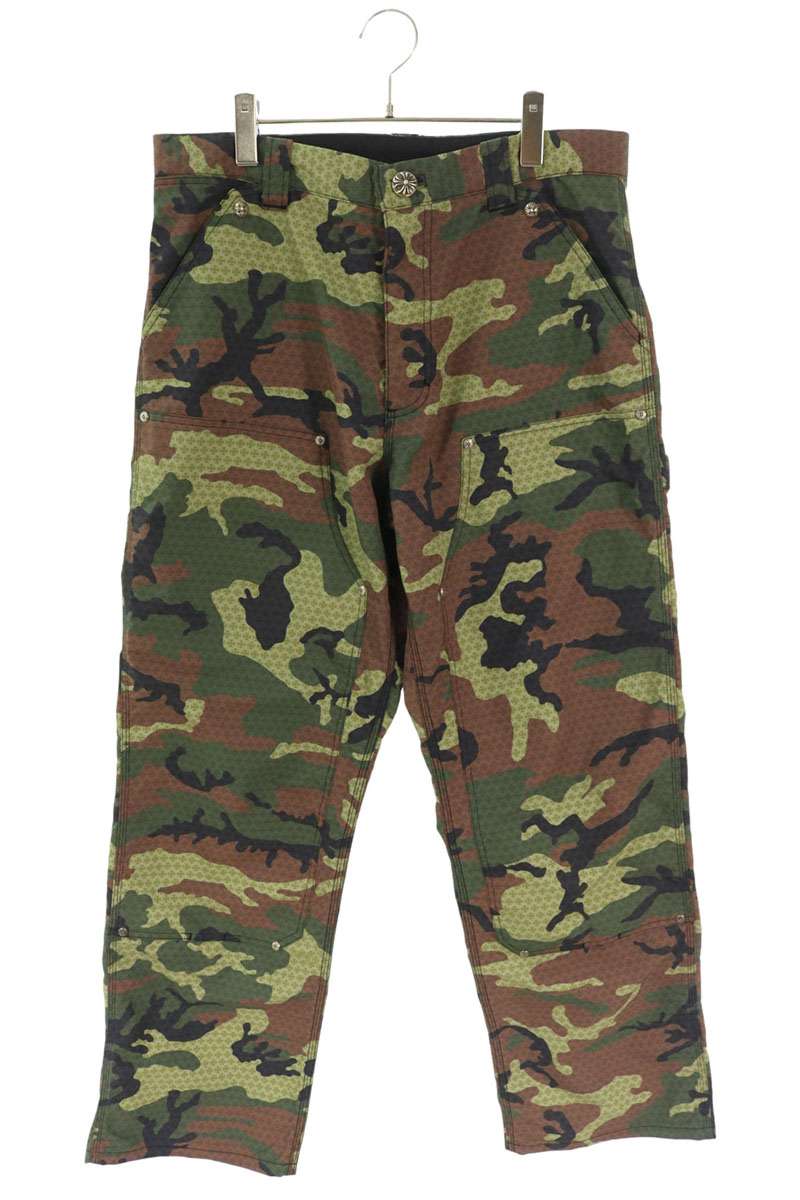 Chrome Hearts Carpenter Double Knee Camo Plus Pants Size 32