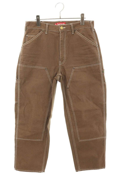 SUPREME 20AW Double Knee Painter Cotton Pants Brown Size 30