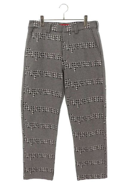 SUPREME 20AW Work Pant Black Houndstooth Size 30
