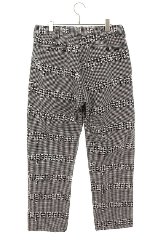 SUPREME 20AW Work Pant Black Houndstooth Size 30