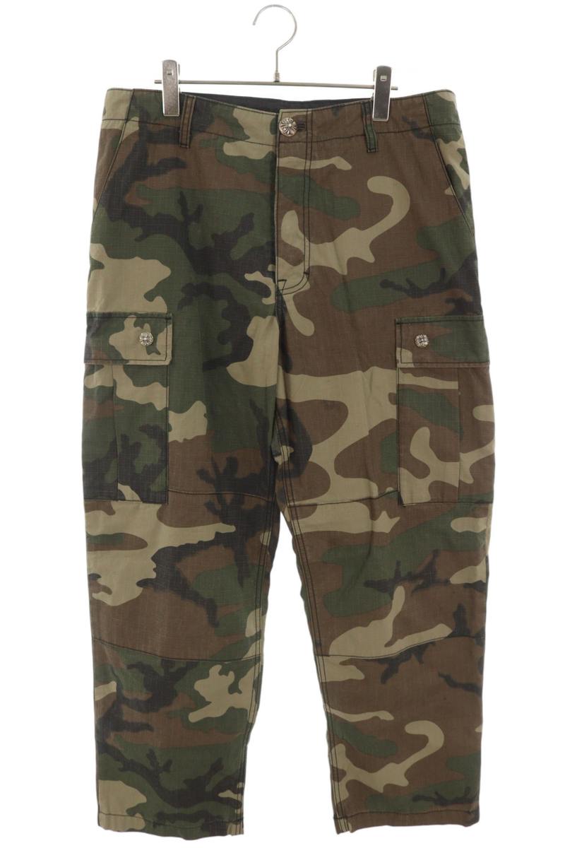 Chrome Hearts DEVIL DOG Cross Patch Casual Pants Size 34