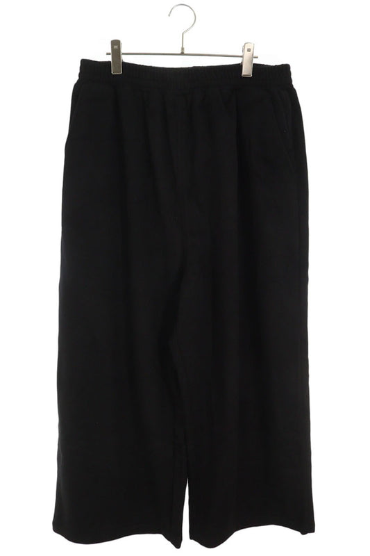 WILLY CHAVARRIA Elastic Waist Wide Wool Pants Black Size L