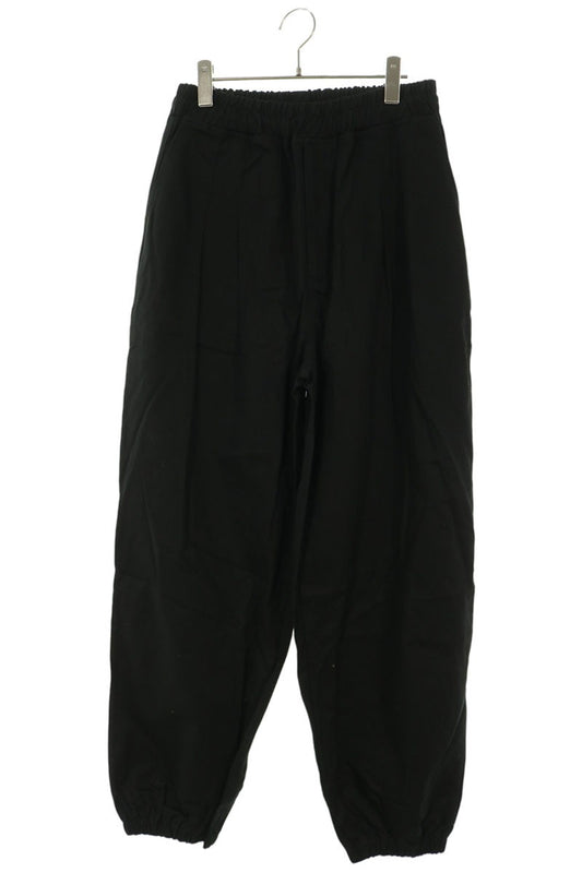 WILLY CHAVARRIA Pleated Cotton Trousers Black Size M