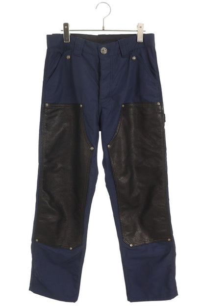 Chrome Hearts Carpenter Double Knee Nylon Pants Navy Size 29