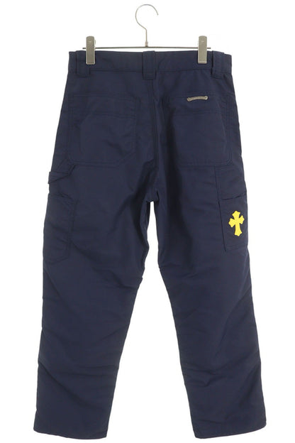 Chrome Hearts Carpenter Double Knee Nylon Pants Navy Size 29