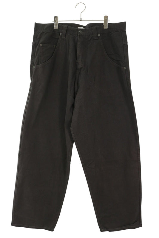 WILLY CHAVARRIA 5-Pocket Cotton Pants Dark Gray Size M