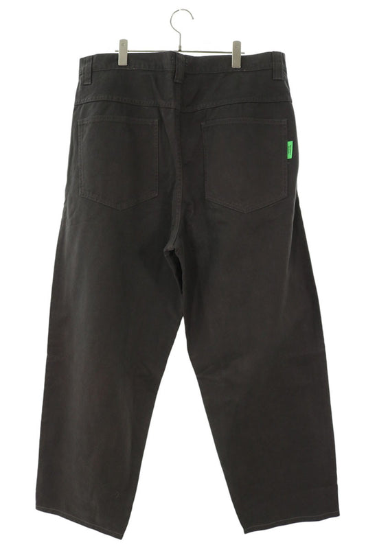 WILLY CHAVARRIA 5-Pocket Cotton Pants Dark Gray Size M