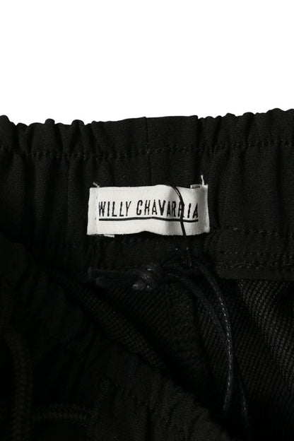 WILLY CHAVARRIA Nylon Pants Black Size L