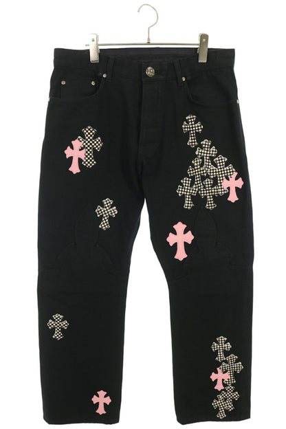 Chrome Hearts Fleurknee Cross Patch Pants Size 34