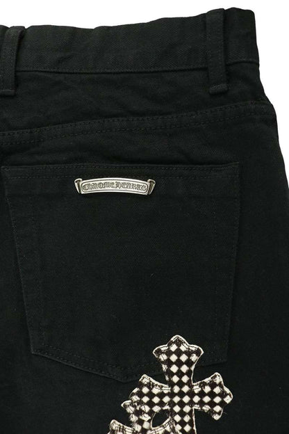 Chrome Hearts Fleurknee Cross Patch Pants Size 34