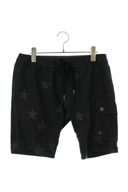 Chrome Hearts Black Star Print Polyester Shorts Size 30