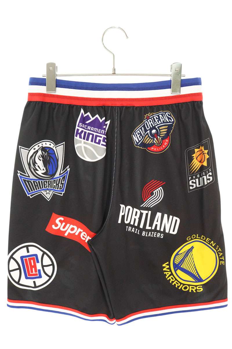 SUPREME 18SS NBA Teams Authentic Short Black Size 32