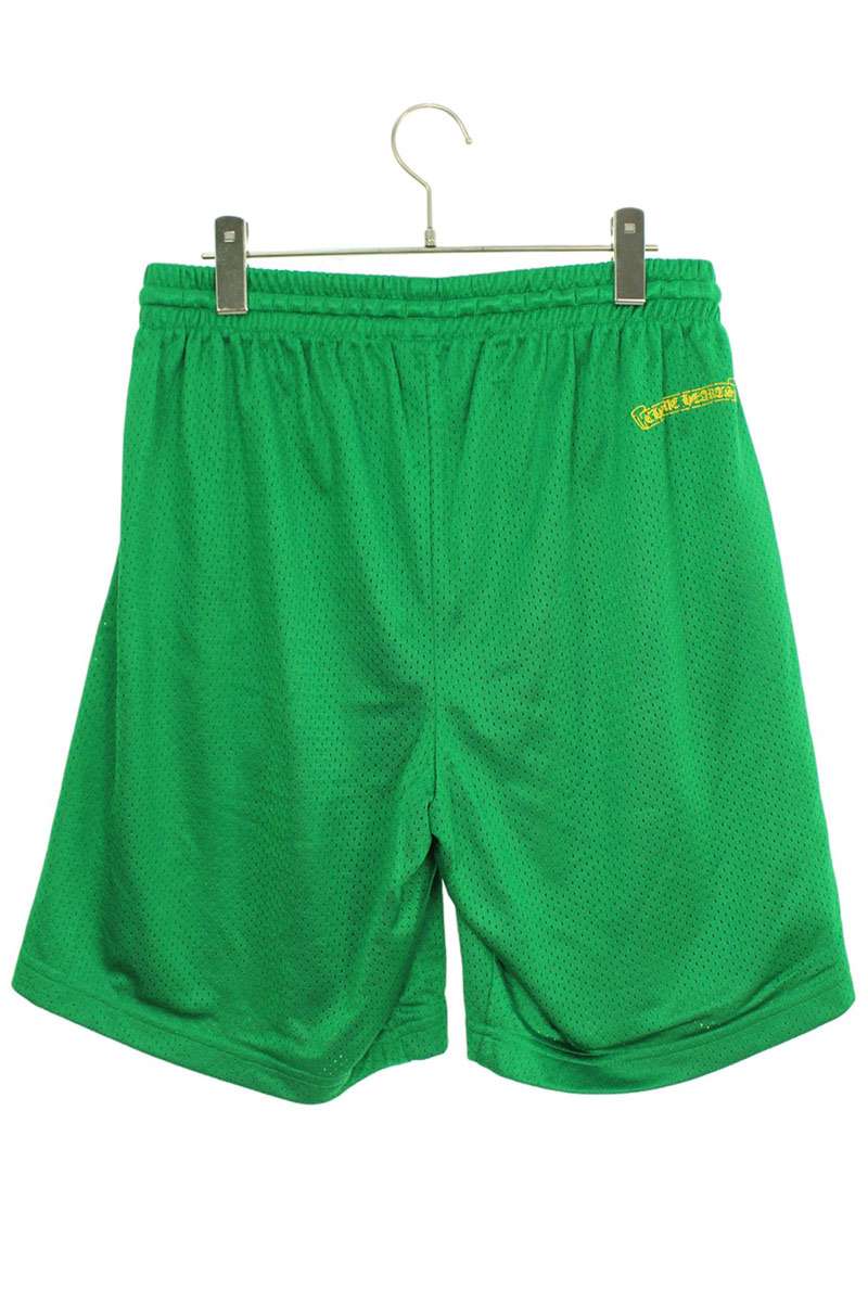 Chrome Hearts MESH VARSITY SHORTS CH Green Nylon Size 34
