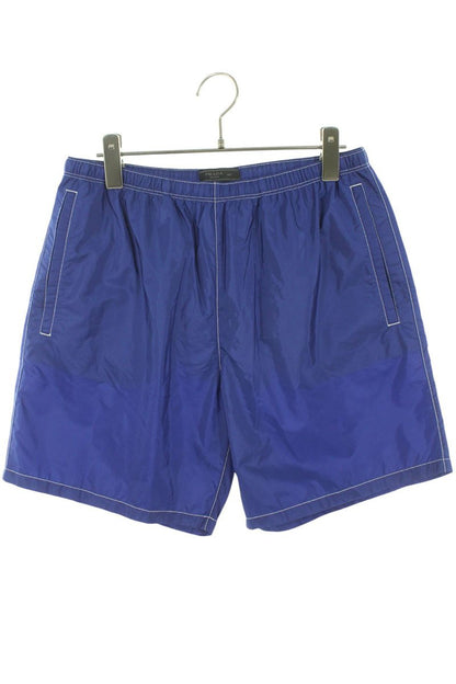 PRADA Plate Recycled Nylon Shorts Blue Size 33
