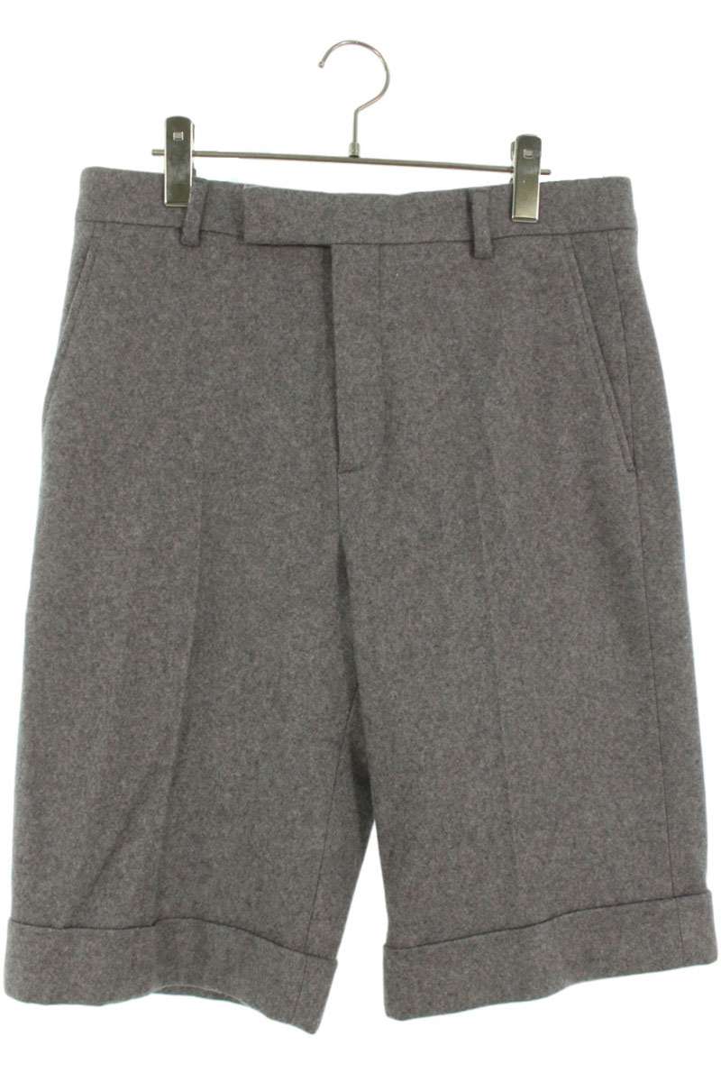 GUCCI Cashmere Blend Wool Shorts Gray Size 34