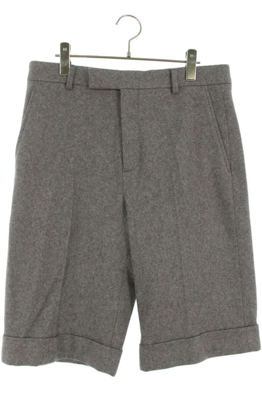 GUCCI Cashmere Blend Wool Shorts Gray Size 34