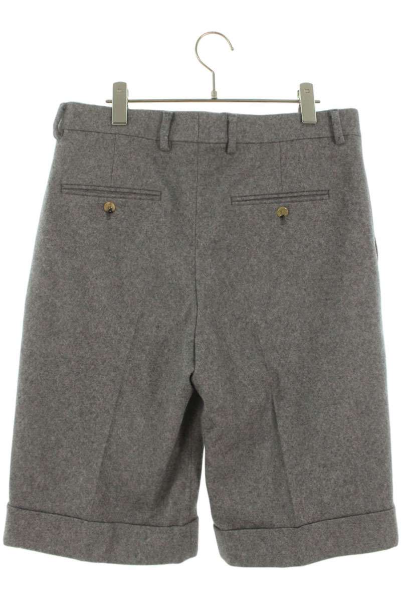 GUCCI Cashmere Blend Wool Shorts Gray Size 34