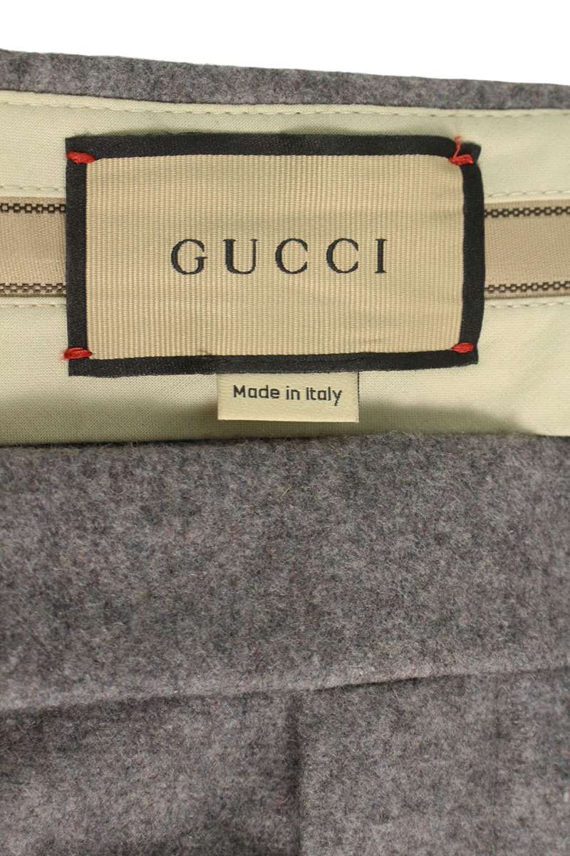 GUCCI Cashmere Blend Wool Shorts Gray Size 34