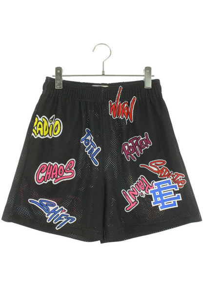 ERICK EMANUAL MATTYBOY Print Mesh Shorts Black Size 32