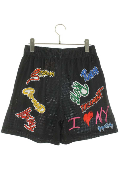 ERICK EMANUAL MATTYBOY Print Mesh Shorts Black Size 32